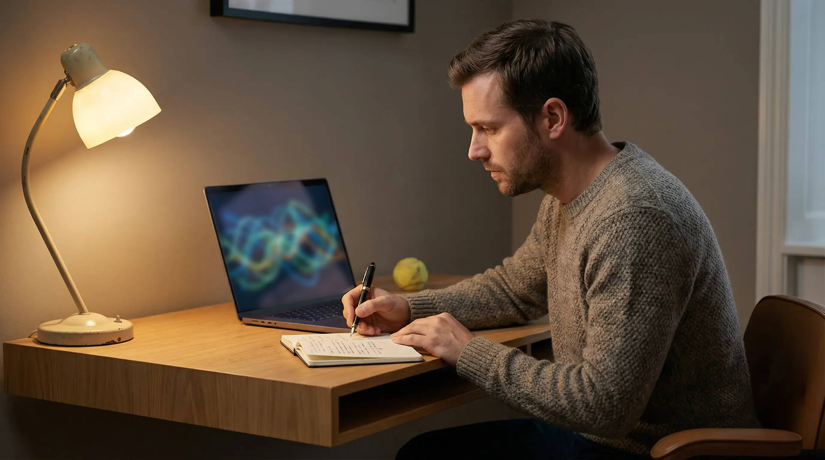 Apostador de tenis analizando varias selecciones de apuestas combinadas en una pantalla